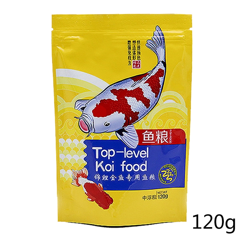Aquarium Fish Vitamin - 120g Fish Food Pellets Koi and