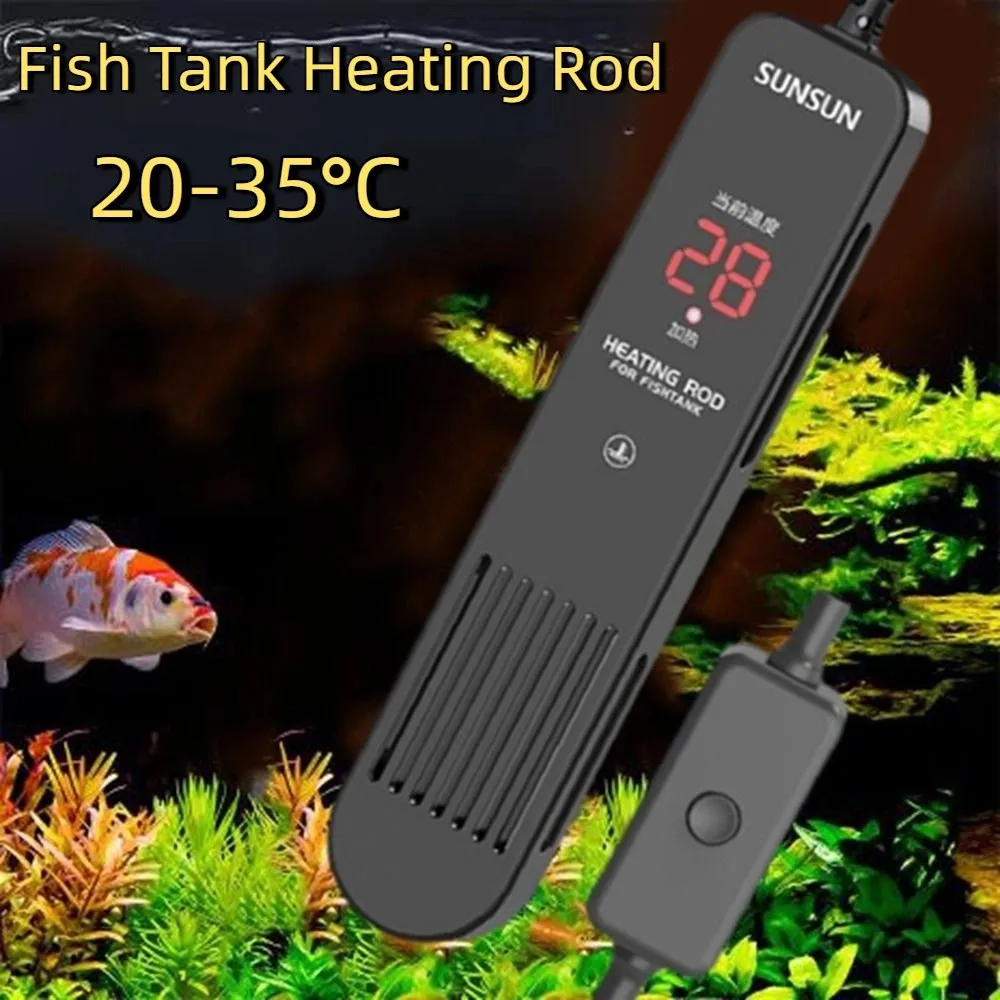 Aquarium Heater Submersible - LCD Display 20-35°C Digital Fish Tank