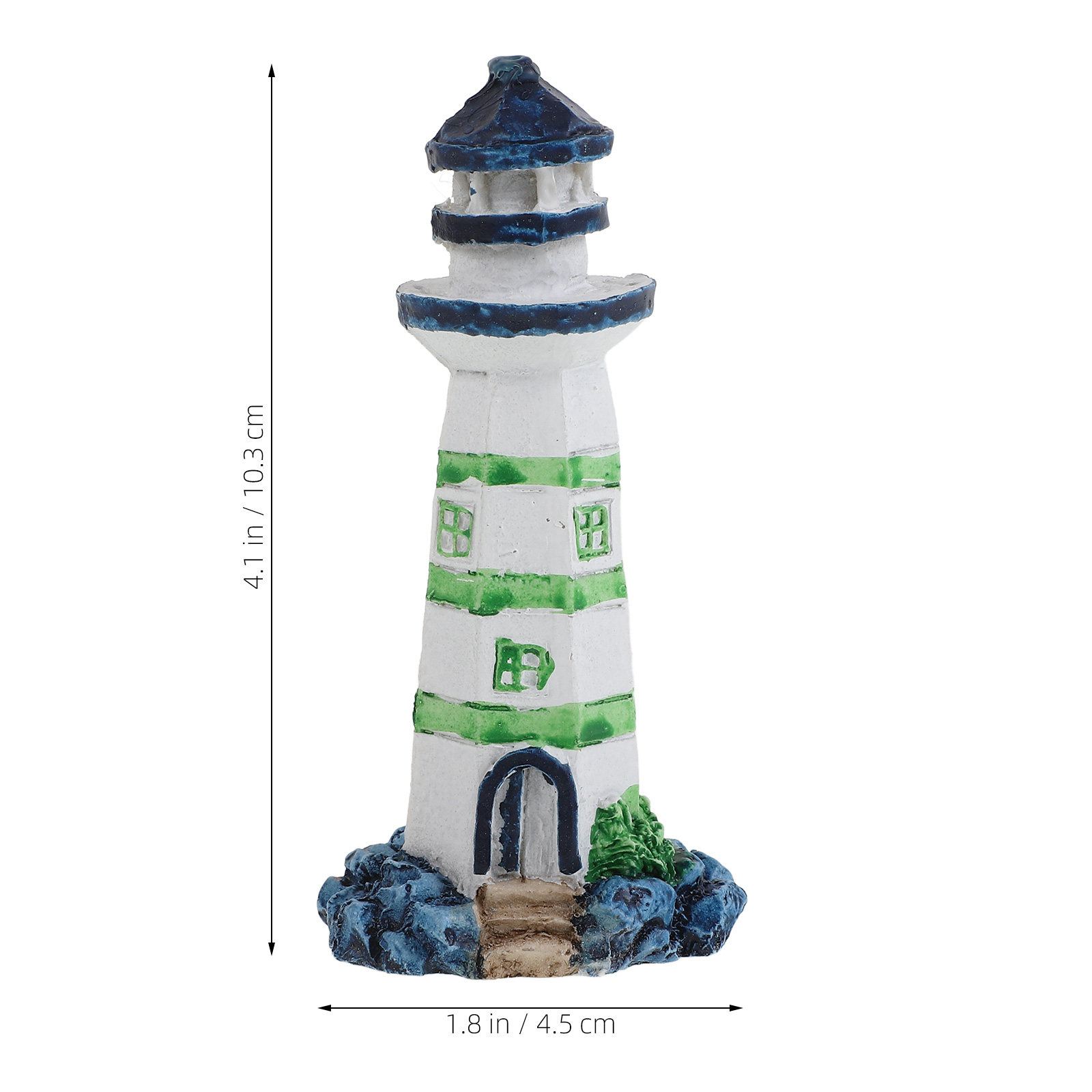 1Pcs Resin Lighthouse Aquarium - Aquarium Fish Restaurant ulasan dan harga
