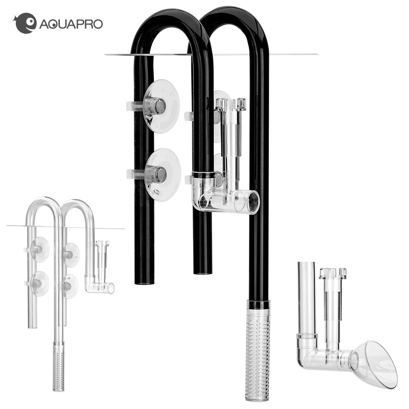AQUAPRO Plastic Inflow Outflow - Aquarium Fish Waste Collector ulasan dan harga