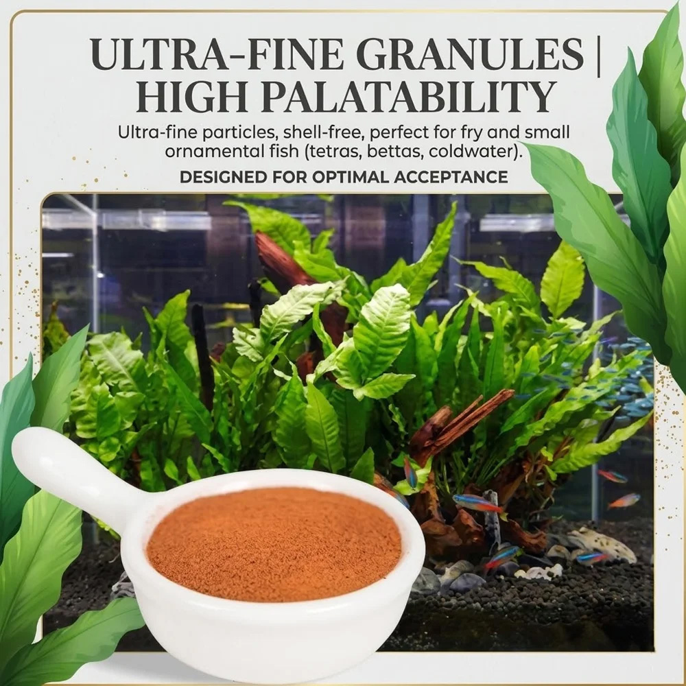 Micron Fry Starter Food for Gu - Aquarium Fish Vitamin ulasan dan harga