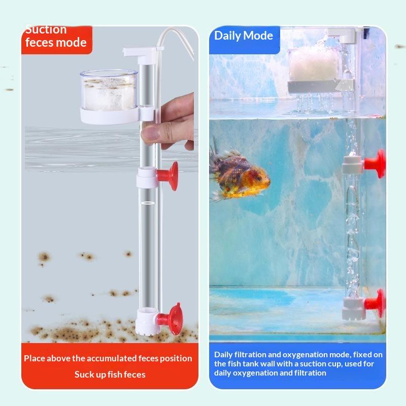 Air-Lift Fish Waste Collector  - Aquarium Fish Waste Collector ulasan dan harga
