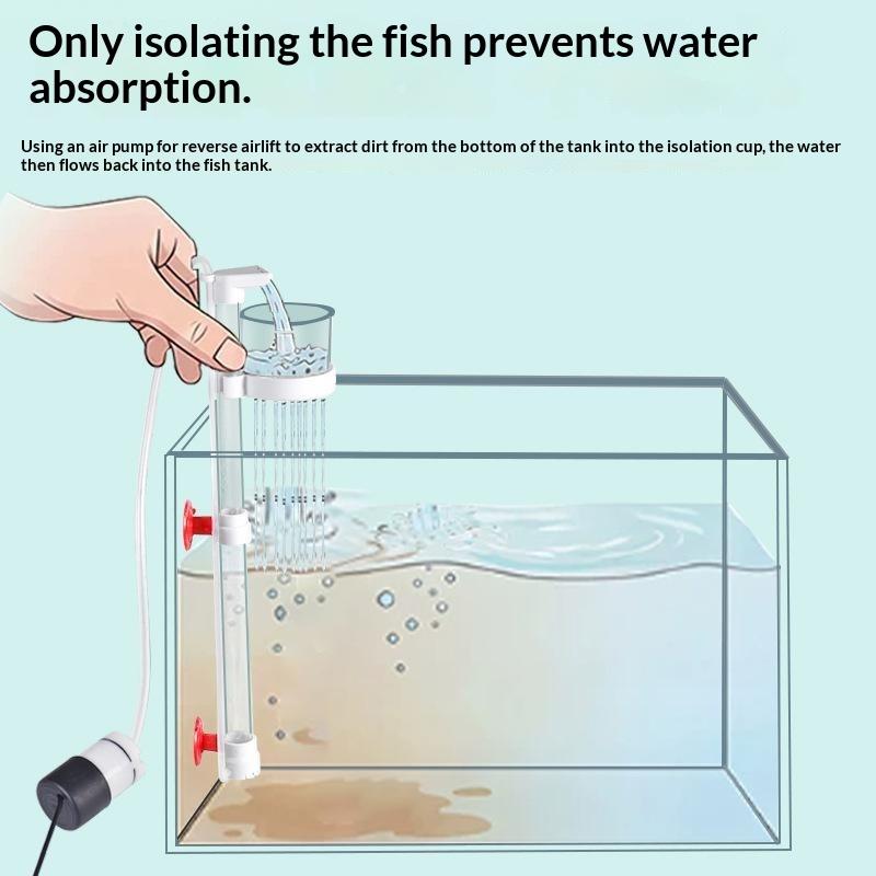 Air-Lift Fish Waste Collector  - Aquarium Fish Waste Collector ulasan dan harga