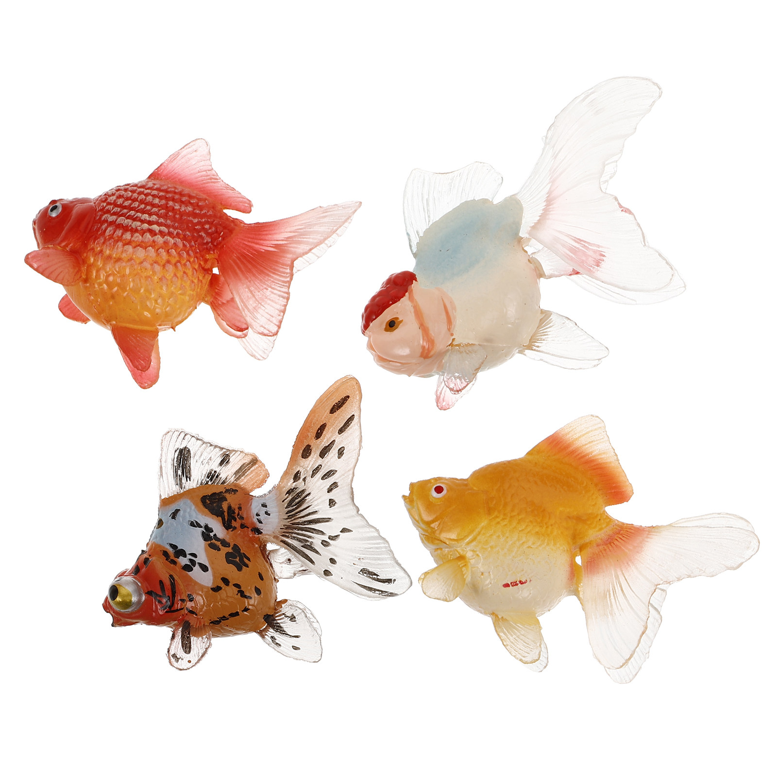 4Pcs Realistic Floating Aquari - Fish Toy In Aquarium ulasan dan harga