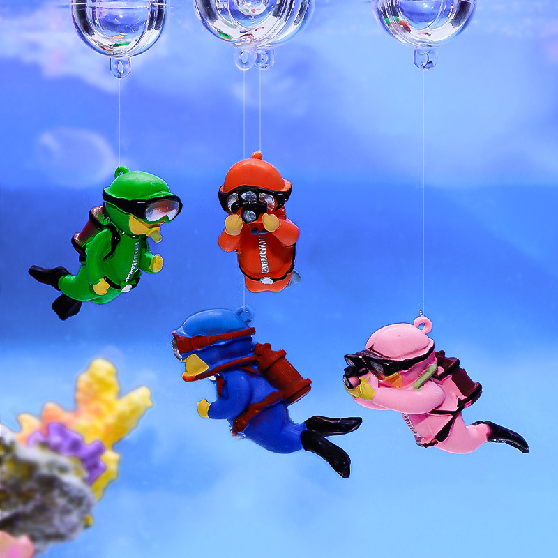 Fish Tank Diver Ornaments Land - Aquarium Fish Popular ulasan dan harga