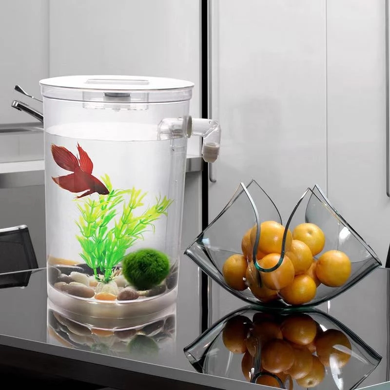 Lazy Free Water Change Desktop - Fish Toy In Aquarium ulasan dan harga