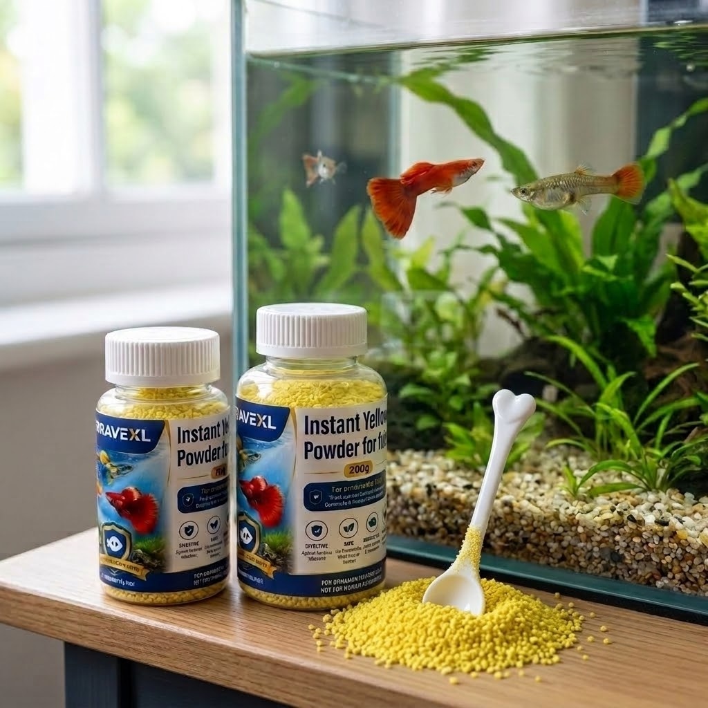 All-in-One Instant Yellow Powd - Aquarium Fish Vitamin ulasan dan harga