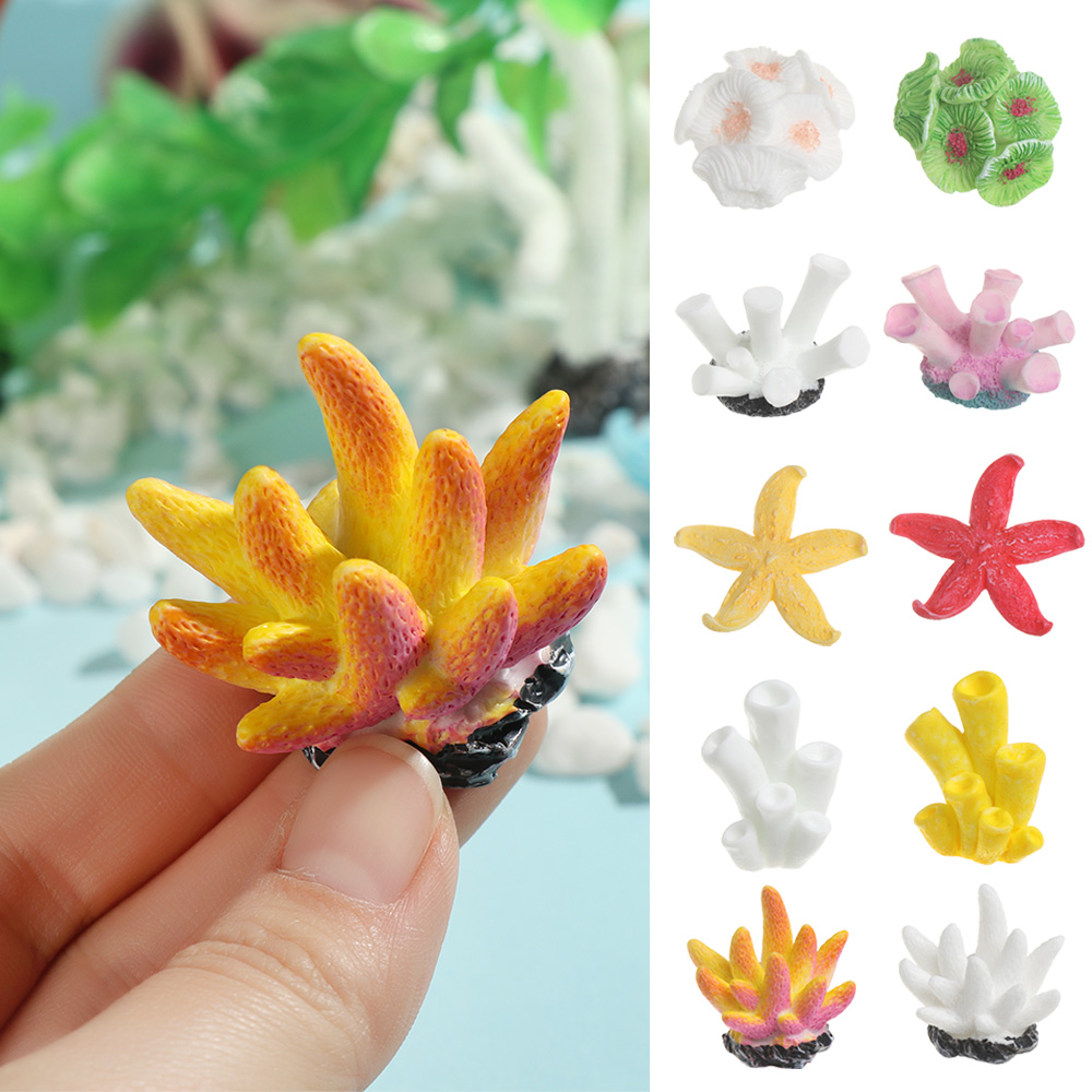 Artificial Coral Fish Tank Orn - Aquarium Fish Artificial ulasan dan harga