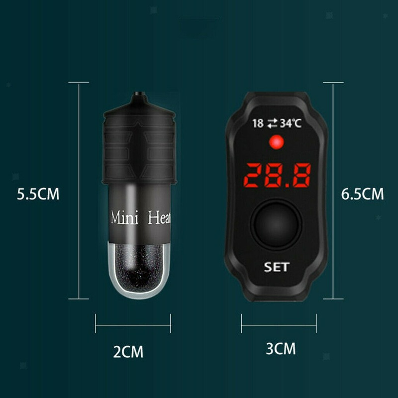 Mini Aquarium Fish Tank Heater - Aquarium Heater Submersible ulasan dan harga