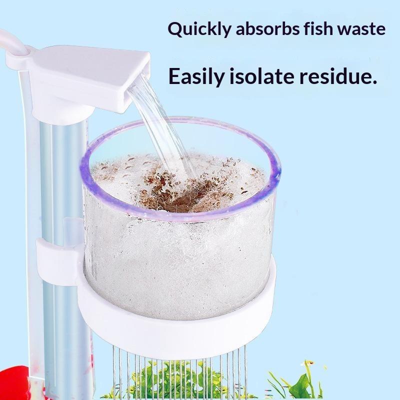 1 Set Air-Lift Fish Waste Coll - Aquarium Fish Waste Collector ulasan dan harga
