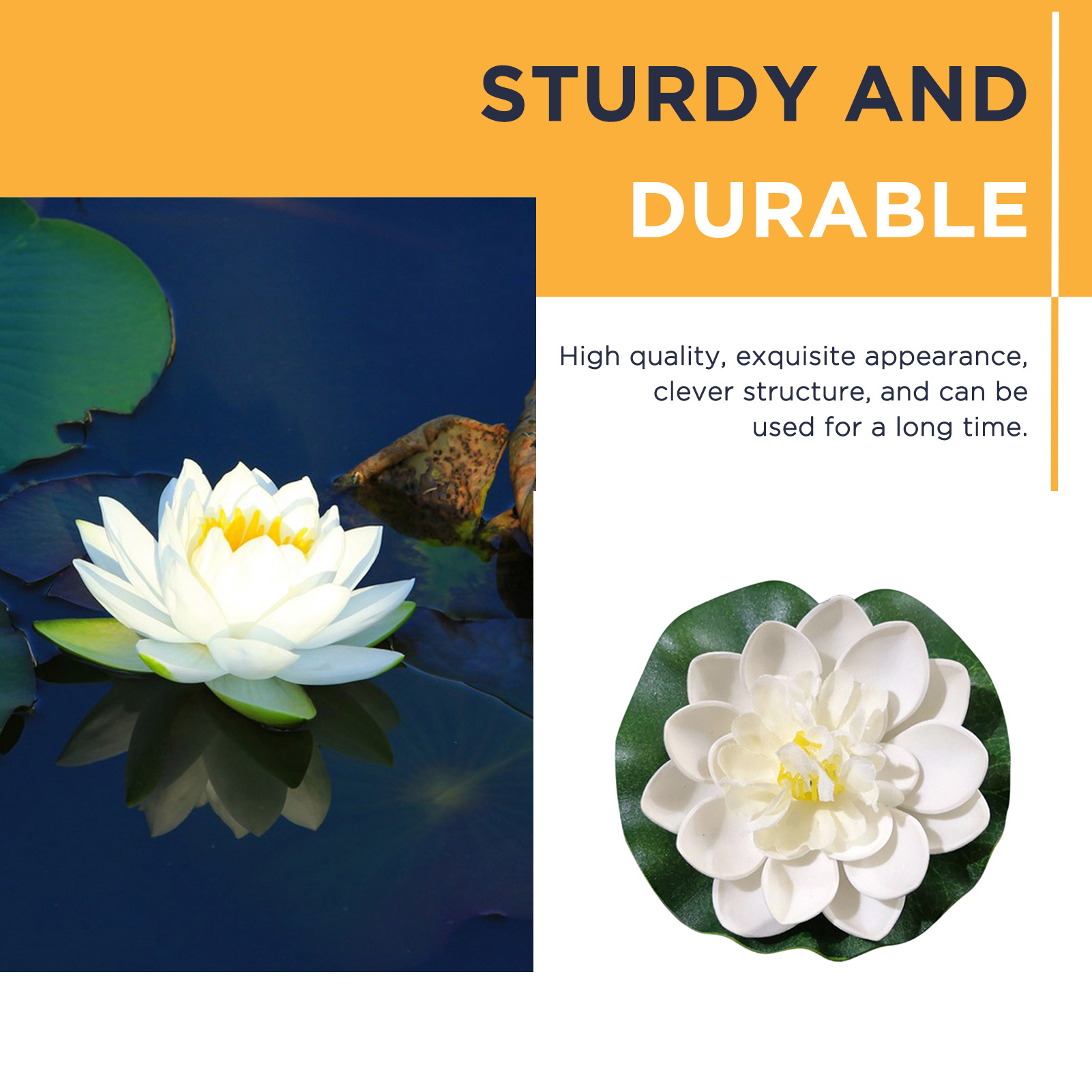 5pcs/set 10cm Artificial Lotus - Aquarium Fish Artificial ulasan dan harga