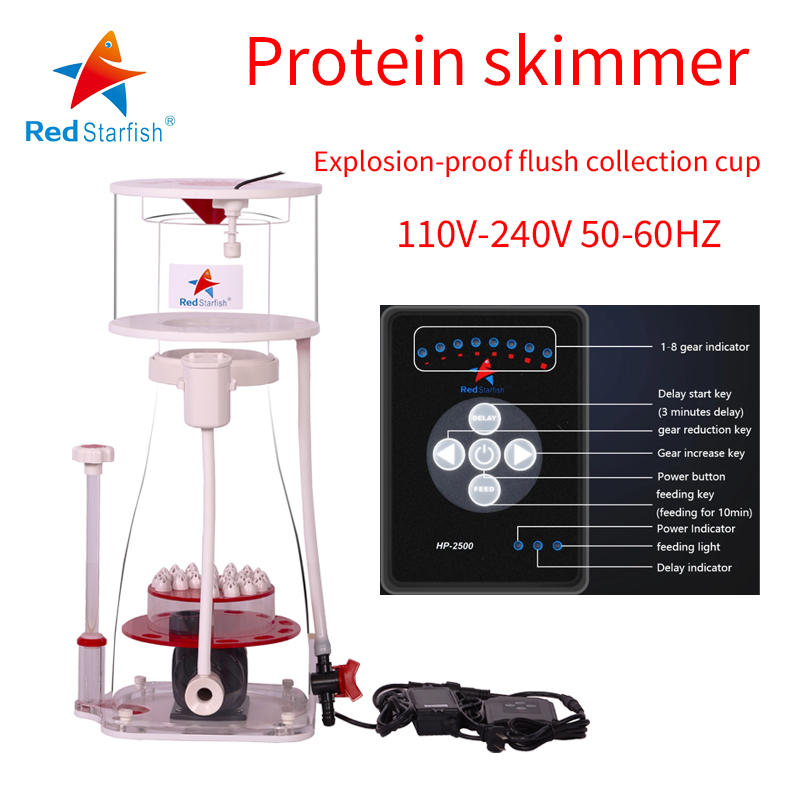 110-240V Red Starfish  Aquariu - Protein Skimmer Reef ulasan dan harga
