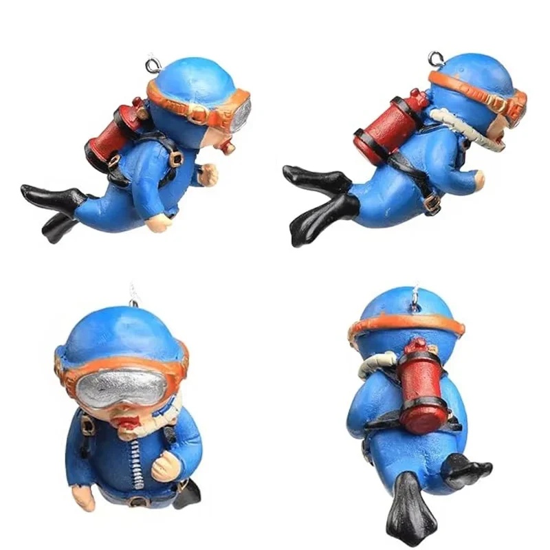 1/2pcs Fish Tank Diver Ornamen - Aquarium Fish Popular ulasan dan harga