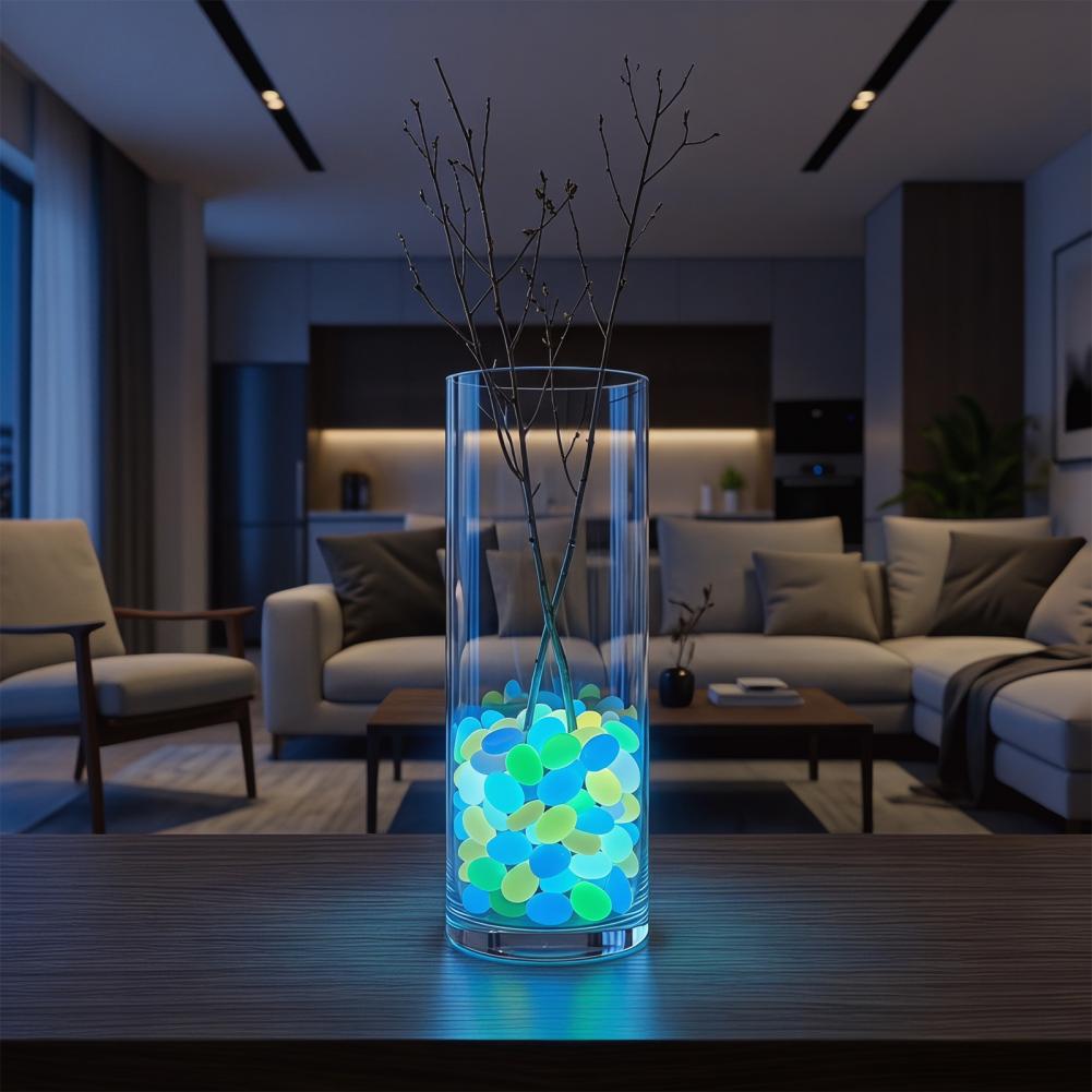 Glow-in-the-Dark Resin Pebbles - Fish Aquarium Guide ulasan dan harga