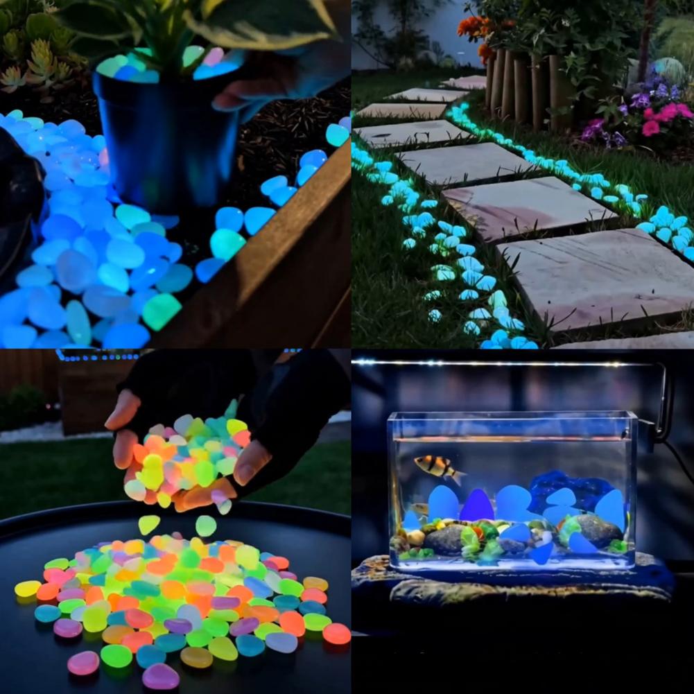 Glow-in-the-Dark Resin Pebbles - Fish Aquarium Guide ulasan dan harga