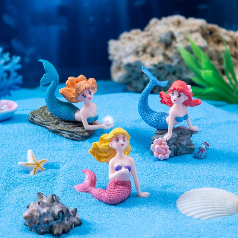 4Pcs Plastic Fish Tank Little  - Fish Toy In Aquarium ulasan dan harga