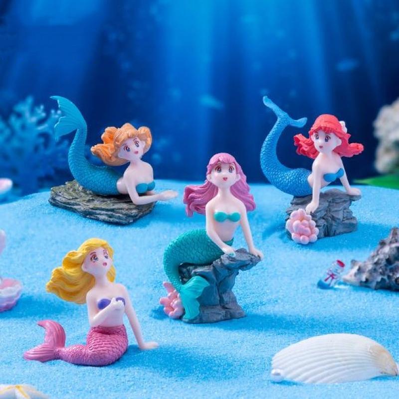 4Pcs Plastic Fish Tank Little  - Fish Toy In Aquarium ulasan dan harga