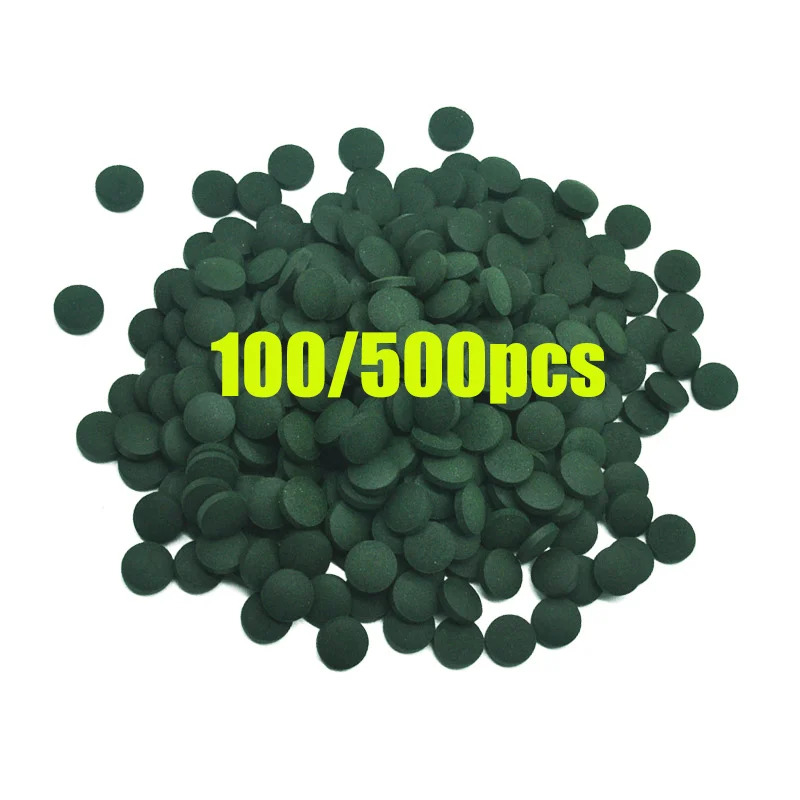 50/100/300/500pcs Spirulina Ta - Aquarium Fish Vitamin ulasan dan harga