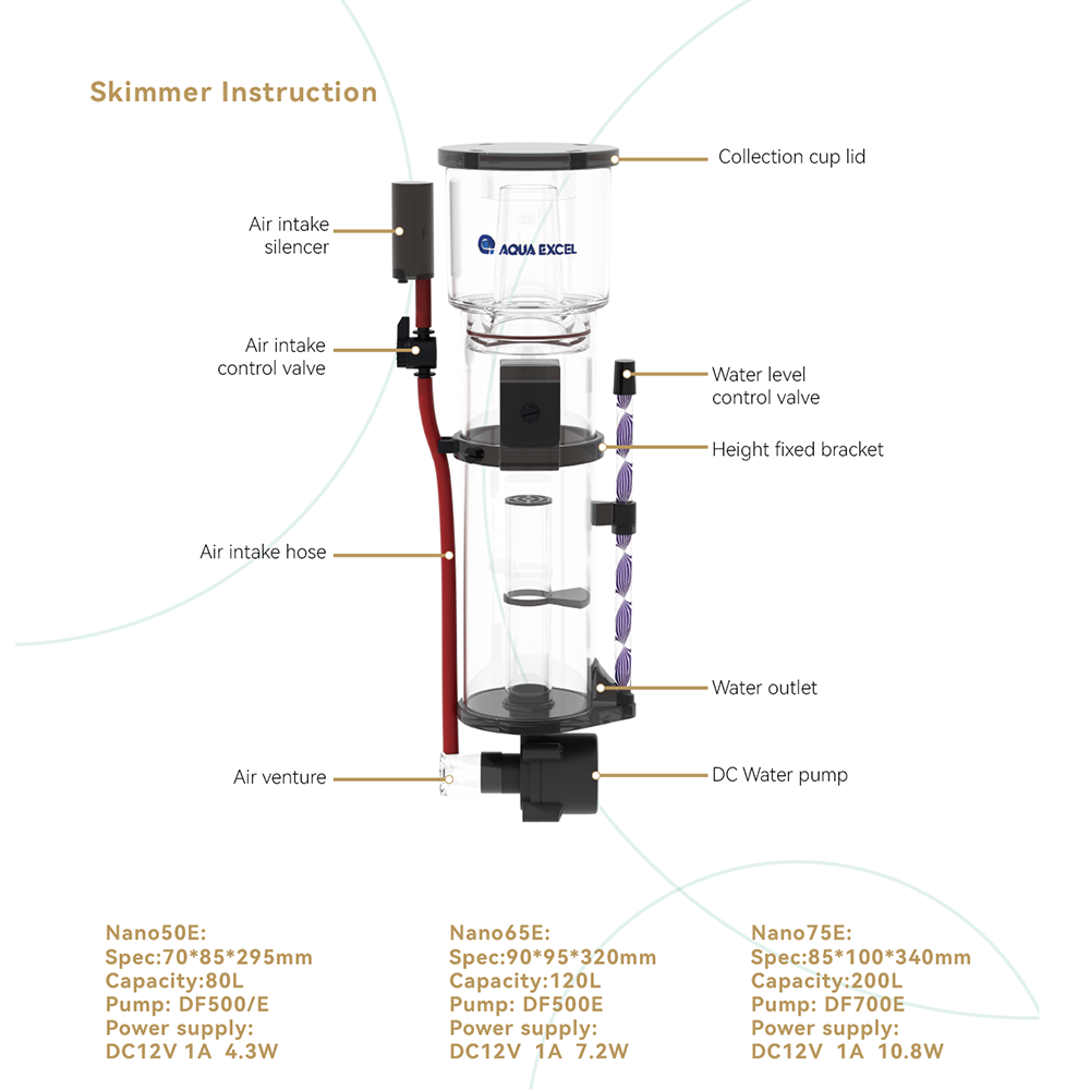 Protein Skimmer Anti-Overflow  - Protein Skimmer Reef ulasan dan harga