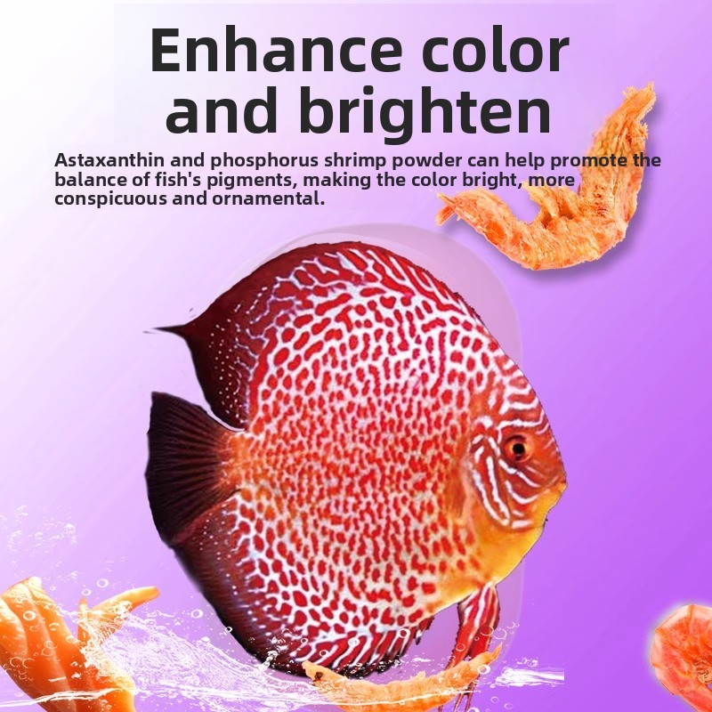 LONGLUOSHIJIA Discus Fish Food - Aquarium Fish Vitamin ulasan dan harga