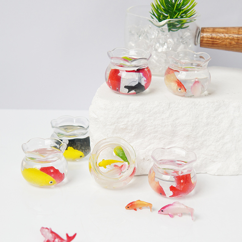 Simulated Plastic Transparent  - Fish Toy In Aquarium ulasan dan harga