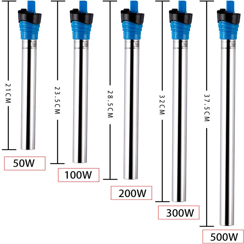 50W/100W/200W/300W/500W Submer - Aquarium Heater Submersible ulasan dan harga