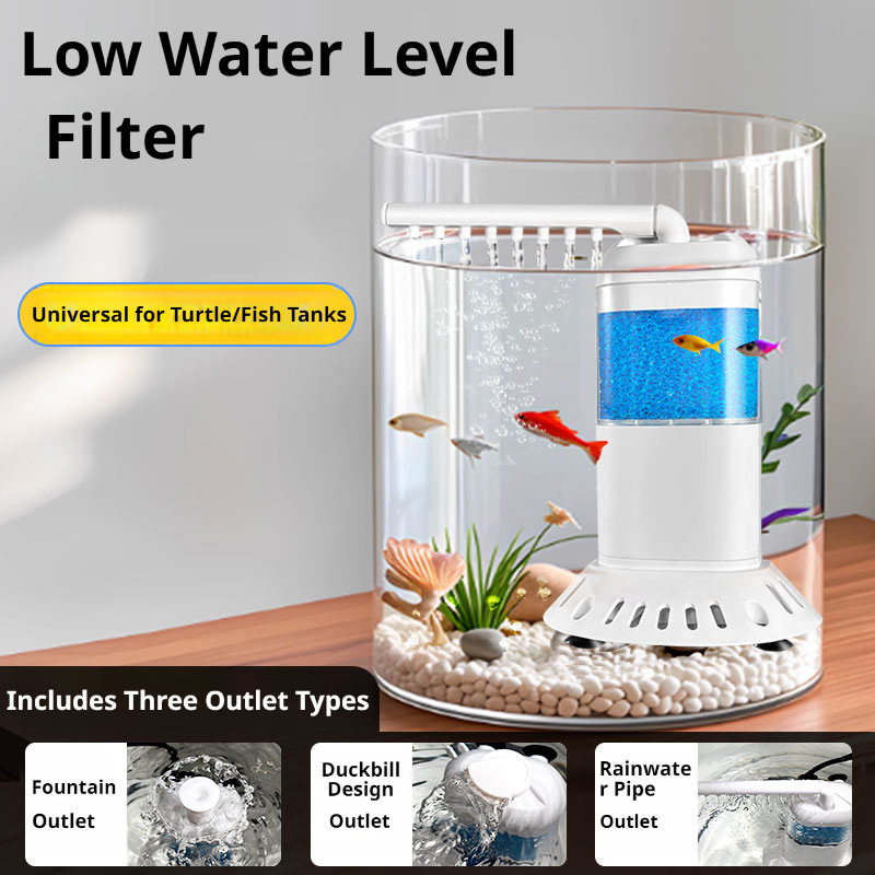 3-In-1 Aquarium Filter Pump, S - Aquarium Fish Waste Collector ulasan dan harga