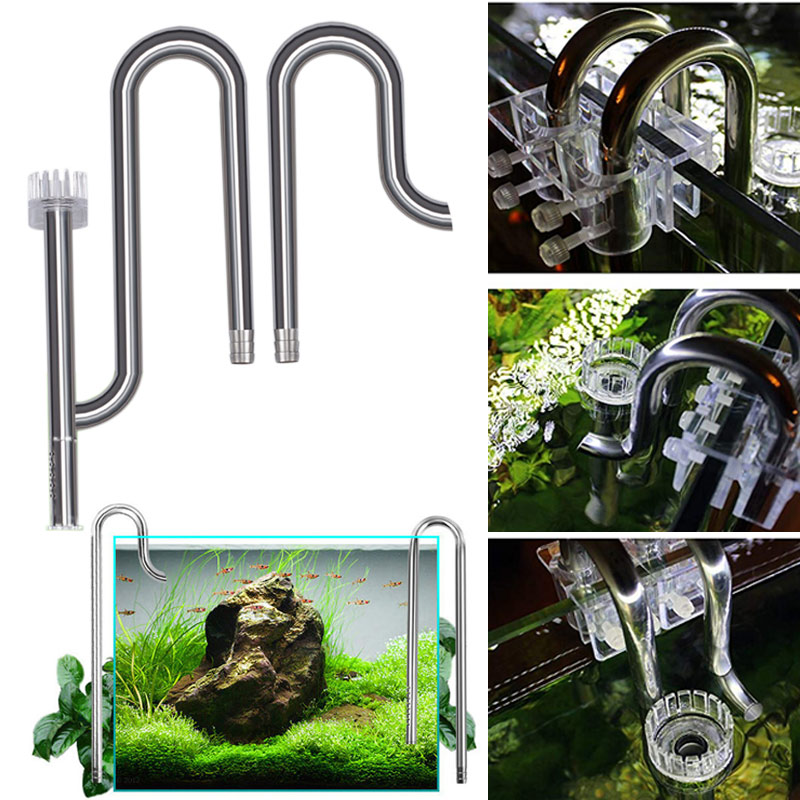 New Fish Tank Lily Pipe Stainl - Aquarium Fish Images ulasan dan harga
