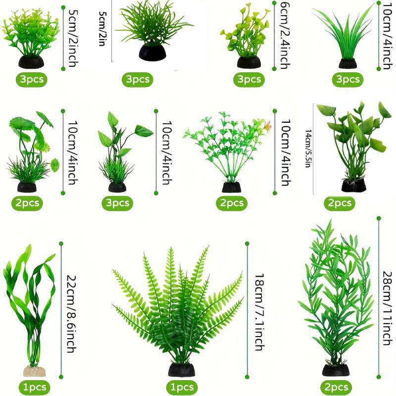 Aquarium Decor Set Artificial  - Aquarium Fish Artificial ulasan dan harga
