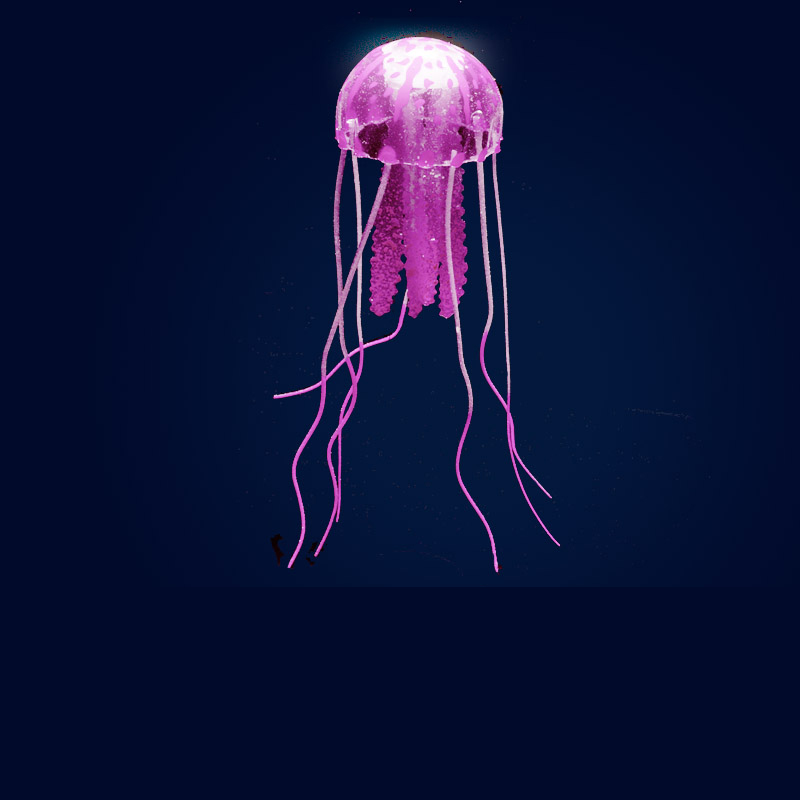 Artificial Jellyfish Aquarium  - Aquarium Fish Artificial ulasan dan harga