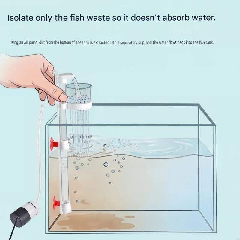 Air Lifts Aquariums Waste Coll - Aquarium Fish Waste Collector ulasan dan harga